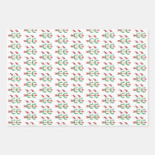Kerstmis © Cross Country Running Wrapping Paper (Voorkant)