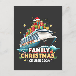 Kerstmis Cruise 2024 Familie Matching Outfit Briefkaart