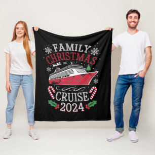 Kerstmis Cruise Team 2024 Matching Outfit Fleece Deken