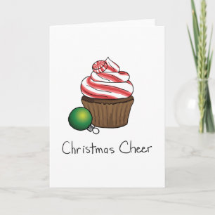 Kerstmis Cupcake Feestdagen Kaart