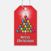 Kerstmis Custom Golf Monogram Ontwerp Cadeaulabel (Voorkant)