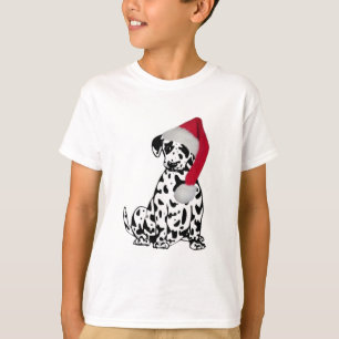 Kerstmis Dalmatian T-shirt