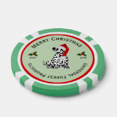 Kerstmis Dalmatische Zakelijke Groeten Poker Chips (Enkel)