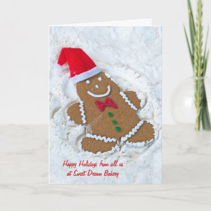 Kerstmis Dank u aan klant Bedankkaart