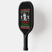 Kerstmis dansen pickleball paddle (Links)