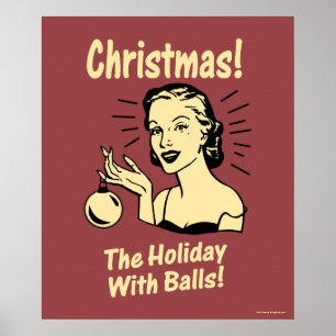 Kerstmis: De feestdag met een muur Poster