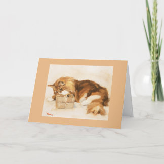 Kerstmis - de Gift van Mitch Kaart