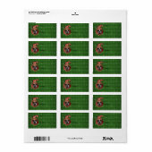 Kerstmis - Deck de Zalen met Marnie Etiket (Full Sheet)