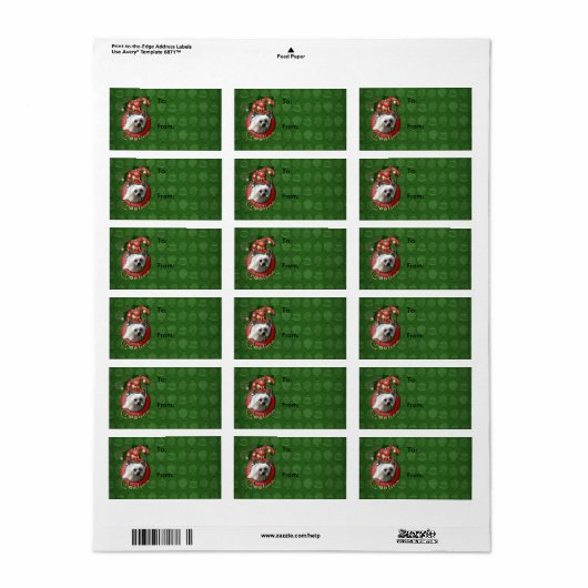 Kerstmis - Deck the Halls - Cresties Etiket (Full Sheet)