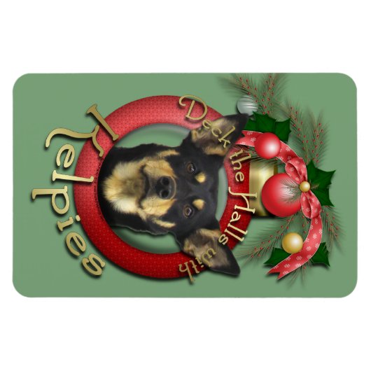Kerstmis - Deck the Halls - Kelpies Magneet (Horizontaal)
