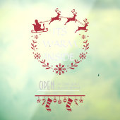 Kerstmis decoratie raam sticker voor cafe restaura (Vel 3)