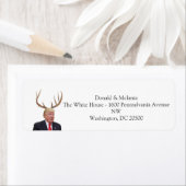 Kerstmis: Deer Mr. President Etiket (Insitu)