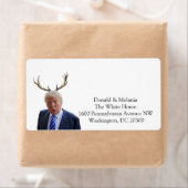 Kerstmis: Deer Mr. President Etiket (Insitu)