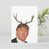 Kerstmis: Deer Mr. President Feestdagenkaart (Staand voorkant)
