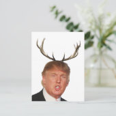 Kerstmis: Deer Mr. President Feestdagenkaart (Staand voorkant)