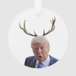 Kerstmis: Deer Mr. President Ornament