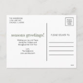 Kerstmis: definitie feestdagenkaart (Achterkant)