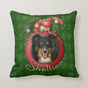 Kerstmis - Dek de zalen - Sheltie - Chani Kussen
