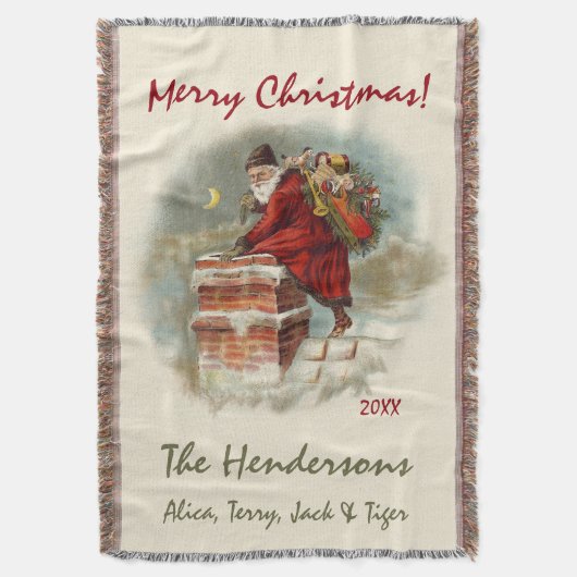  kerstmis deken (Voorkant Verticaal)