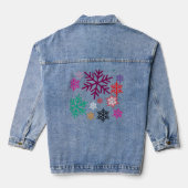 Kerstmis Denim Jacket (Achterkant)
