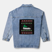Kerstmis Denim Jacket (Achterkant)