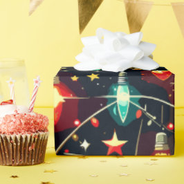 Kerstmis Design Patroon 4 Cadeaupapier