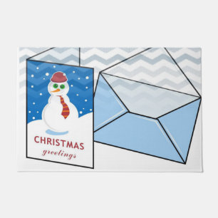 Kerstmis deurmat, Sneeuwman Deurmat
