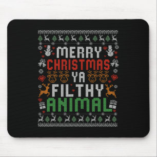 Kerstmis Dier Vies Kerstmis Pyjama Shirt Muismat