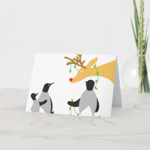 Kerstmis Dieren Feestdagen Kaart