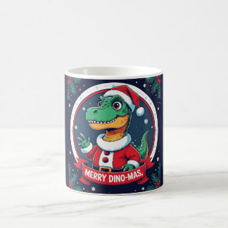 Kerstmis Dinosaur Kerstmis Grappig “Prettig Dino-K Koffiemok