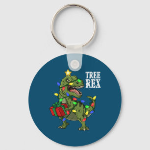 Kerstmis Dinosaurus Boom Rex Jongens Meisjes Kinde Sleutelhanger