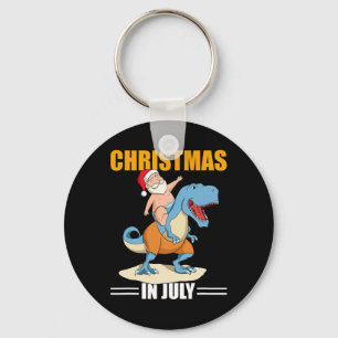 Kerstmis Dinosaurus Zomer Kerstmis In Juli Sinterk Sleutelhanger
