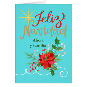 Kerstmis Dochter Familie Spaans Gelukkig Kerstfees