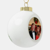Kerstmis: Donald en Melania Keramische Bal Ornament (Links)