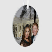 Kerstmis: Donald en Melania Ornament (voorkant)