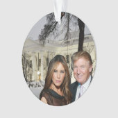 Kerstmis: Donald en Melania Ornament (voorkant)