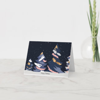 Kerstmis Donkere lucht kaart