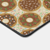 Kerstmis donuts thema bureaumat (Hoek)