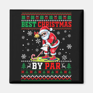 Kerstmis door Par-santa-trui speelt golf golfer Magneet