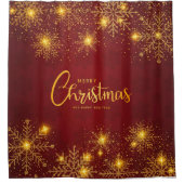 Kerstmis Douchegordijn (Voorkant)