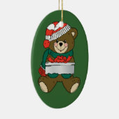 Kerstmis draagt keramisch ornament (Rechts)