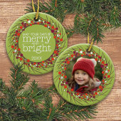 Kerstmis: dubbelzijdig keramisch ornament