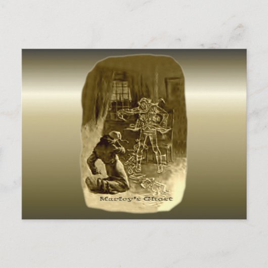 Kerstmis: een kerstkarol feestdagenkaart (Voorkant)