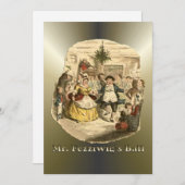 Kerstmis: een kerstkarol feestdagenkaart (Voorkant / Achterkant)