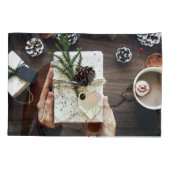 Kerstmis - Een tijd van geven Kussensloop (Achterkant)