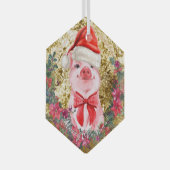 Kerstmis, eerste Kerstmis, eerste kerstdag, eerste Glas Ornament (Voorkant Rechts)