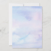 Kerstmis eerste verjaardag kaart (Achterkant)