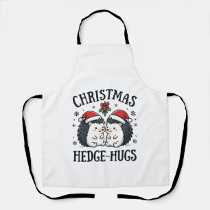 Kerstmis Egels Knuffels Cute Egels Vakantie Ontwer Schort