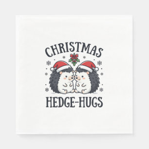 Kerstmis Egels Knuffels Cute Egels Vakantie Ontwer Servet