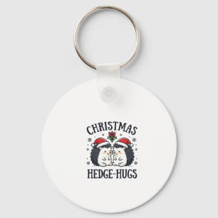 Kerstmis Egels Knuffels Cute Egels Vakantie Ontwer Sleutelhanger